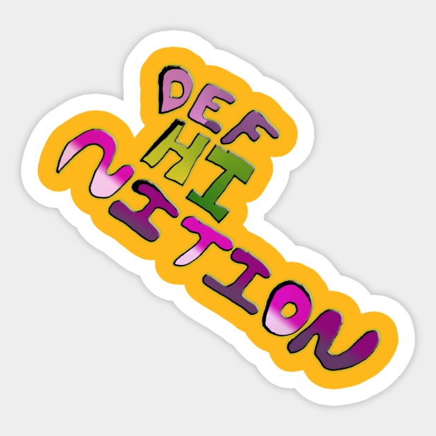 Hi Definition Sticker by IanWylie87